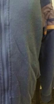 gefütterte Sweatjacke Gr. 140 von Pocopiano (956)